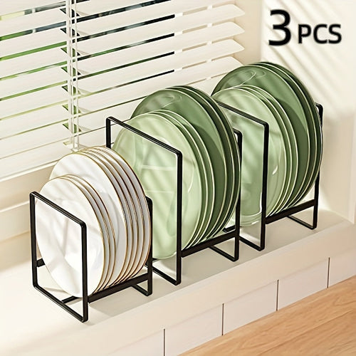 3pcs Metal Plate Rack